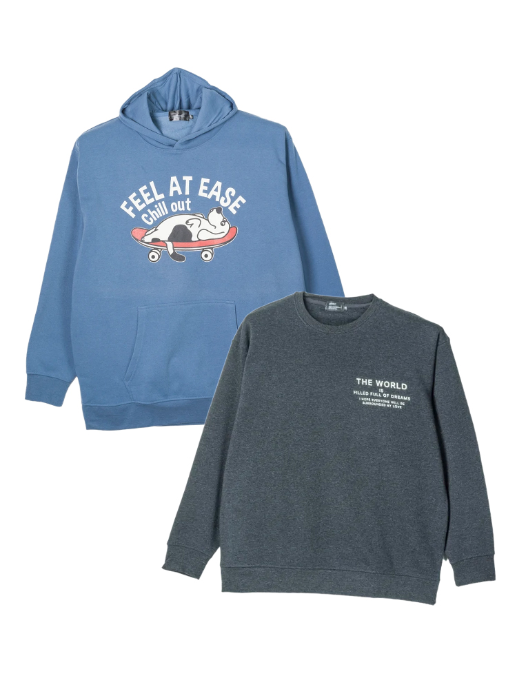 パーカー・トレーナー2点4,900円