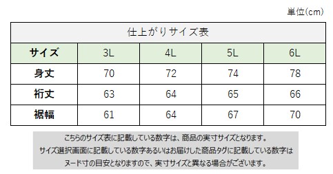 サイズチャート