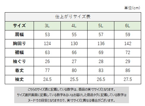 サイズチャート