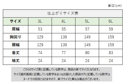 サイズチャート