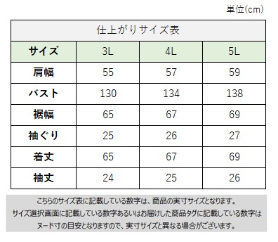 サイズチャート