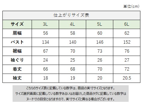 サイズチャート