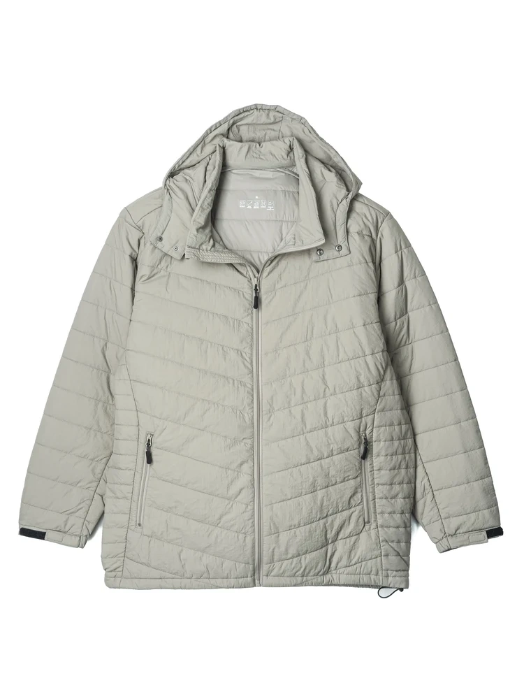 【EL.FO】フード取り外し中綿ジャケット