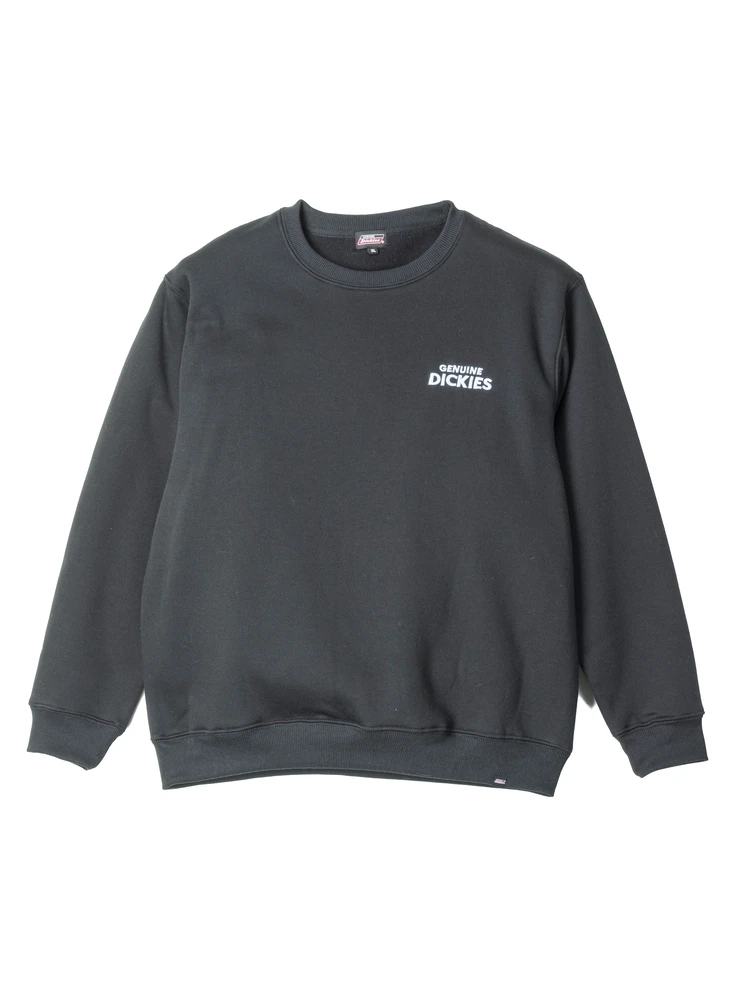 【GENUINEDICKIES】裏起毛バック刺繍＆プリントトレーナー