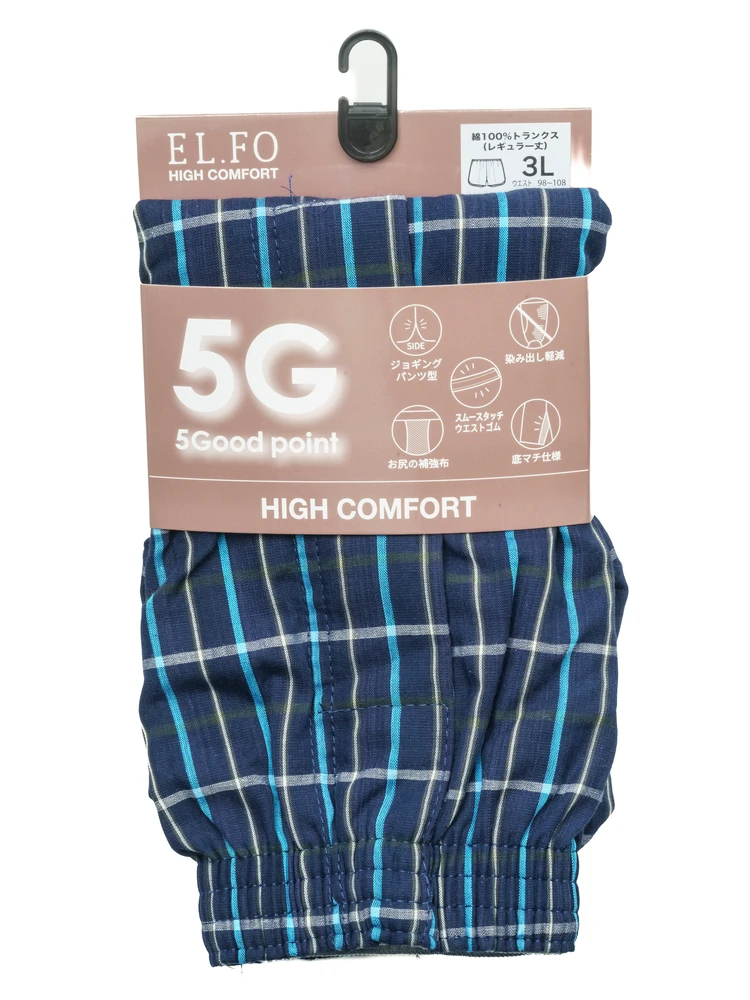 【EL.FO】トランクスB3L/4L/5L【綿100%】