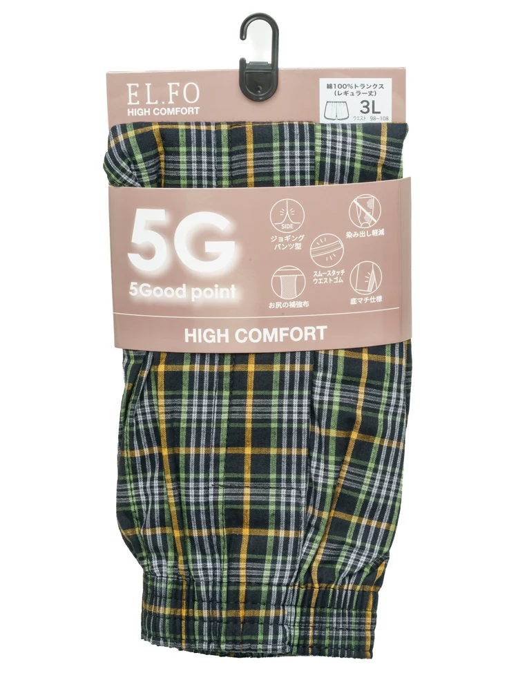 【EL.FO】トランクスD3L/4L/5L【綿100%】
