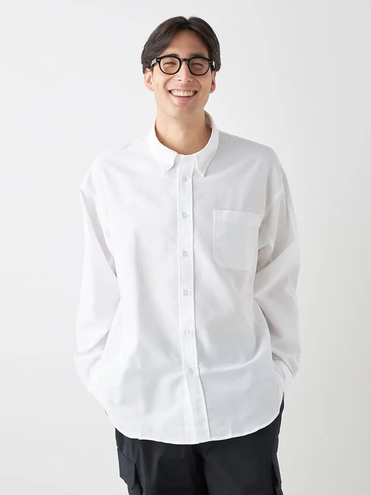 【EL.FO】オックスボタンダウン長袖シャツ