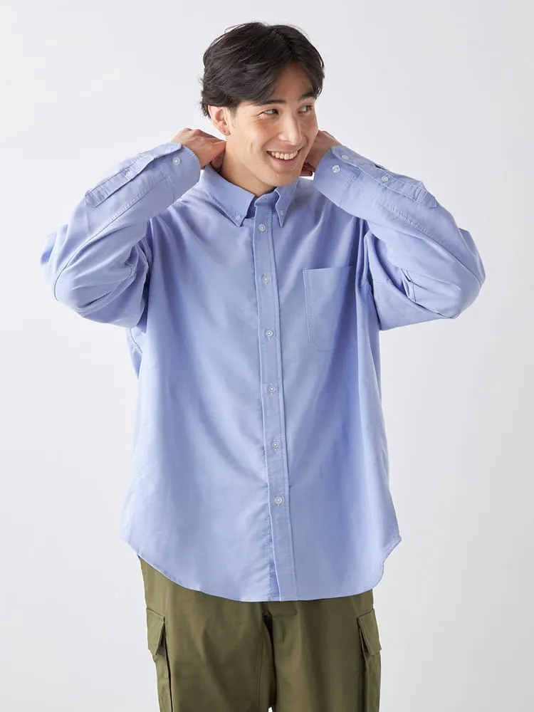 【EL.FO】オックスボタンダウン長袖シャツ