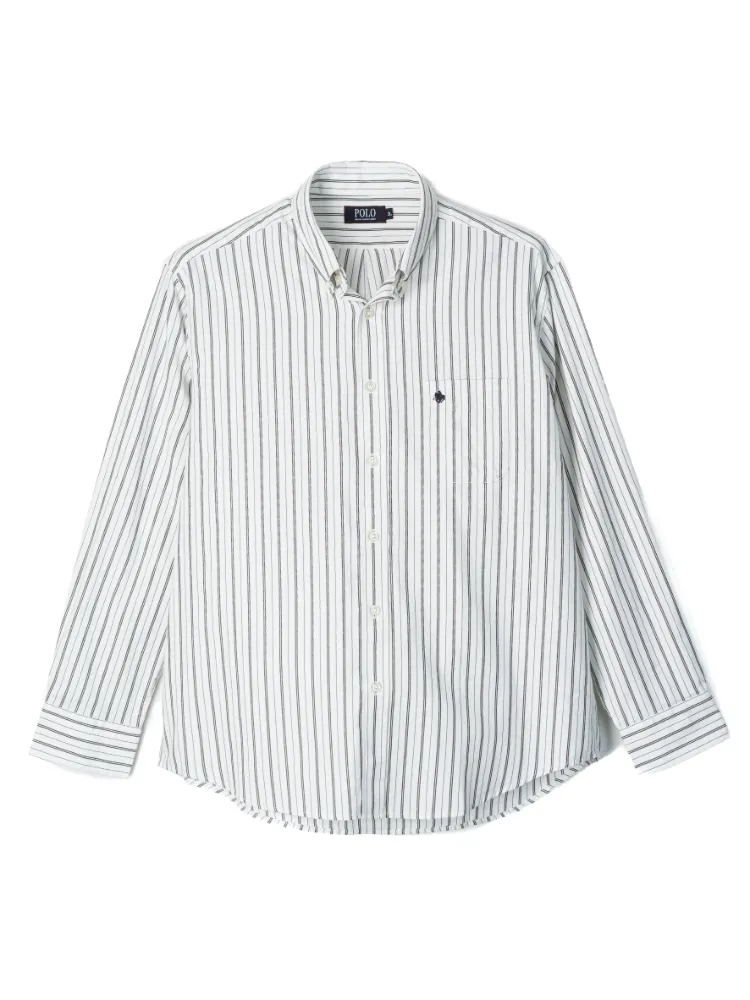 【POLOB.C.S(ポロ・ビーシーエス)】ビエラ起毛レジメンタルストライプ