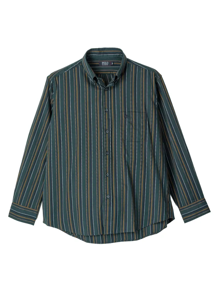 【POLOB.C.S(ポロ・ビーシーエス)】ビエラ起毛レジメンタルストライプ