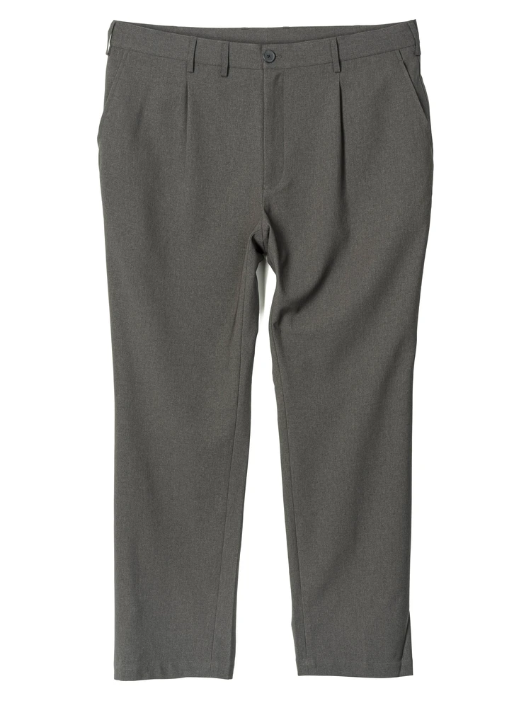 【アーバンワークス】無地1タックイージーパンツドローコード