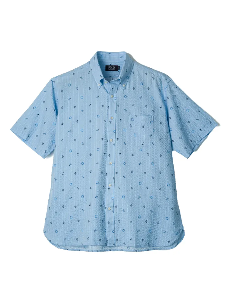 【POLOB.C.S(ポロ・ビーシーエス)】リップルマリンプリント