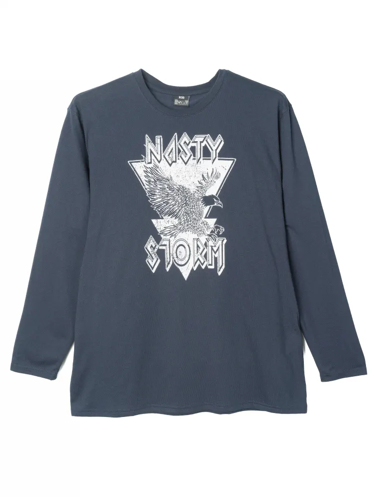 プリントロングＴシャツ（ミリタリーイーグル）