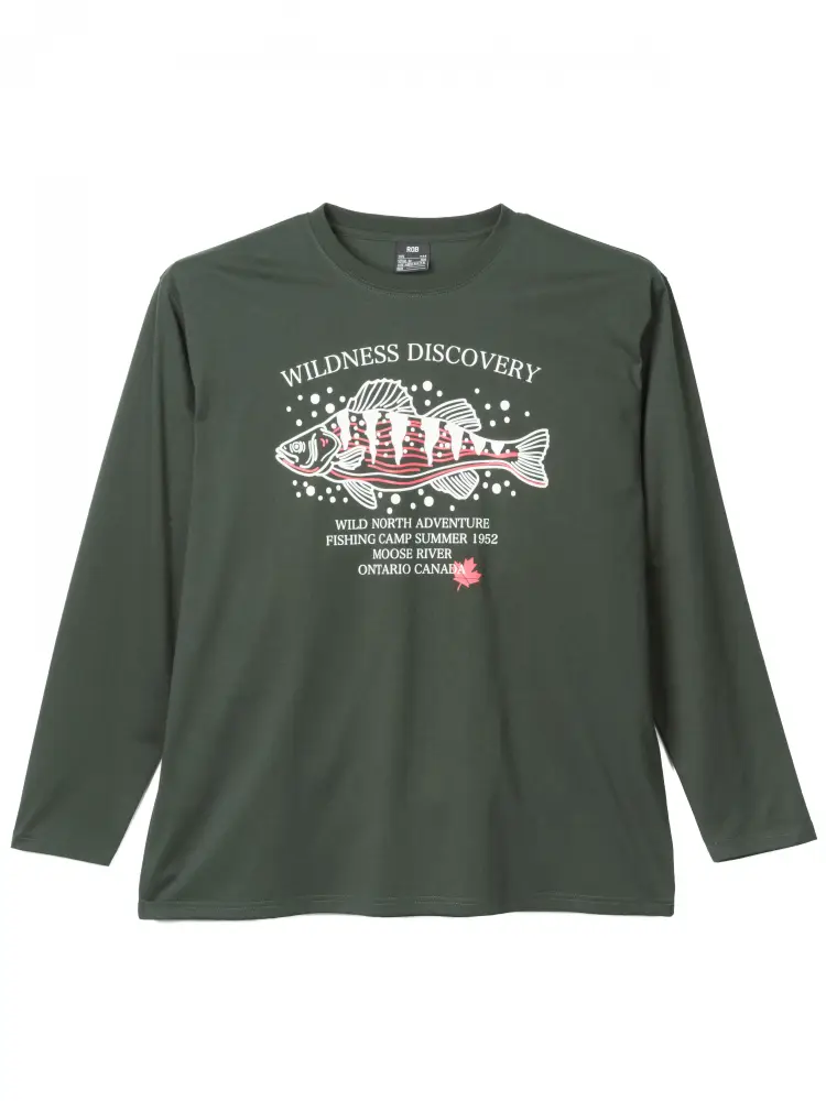 プリントロングＴシャツ（フィッシュ）