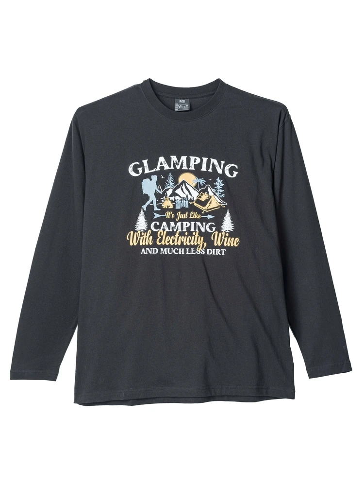 長袖プリントＴシャツ（キャンプ）