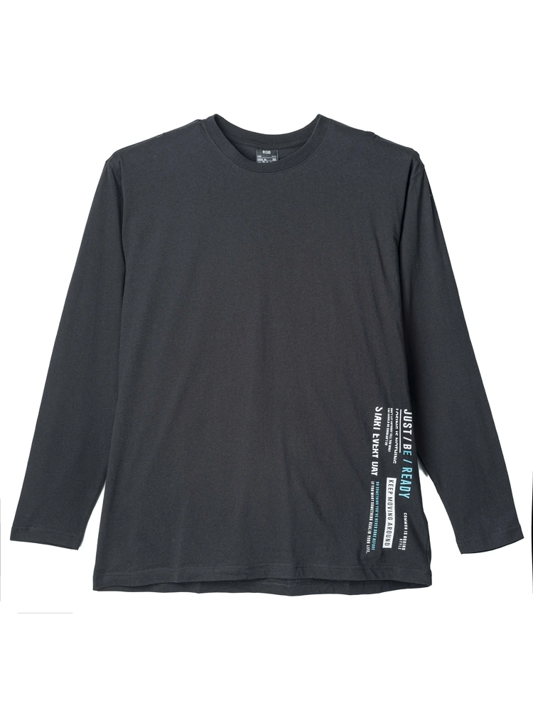 長袖プリントＴシャツ（タテロゴ）