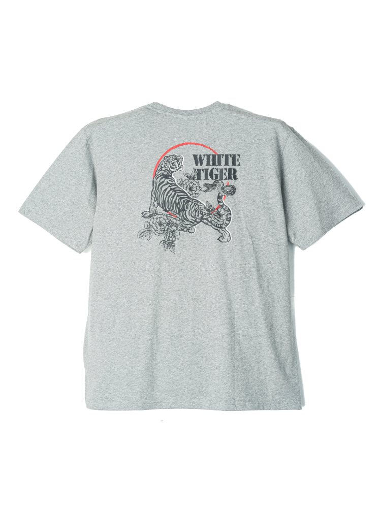 半袖プリントＴシャツ（ホワイトタイガー）