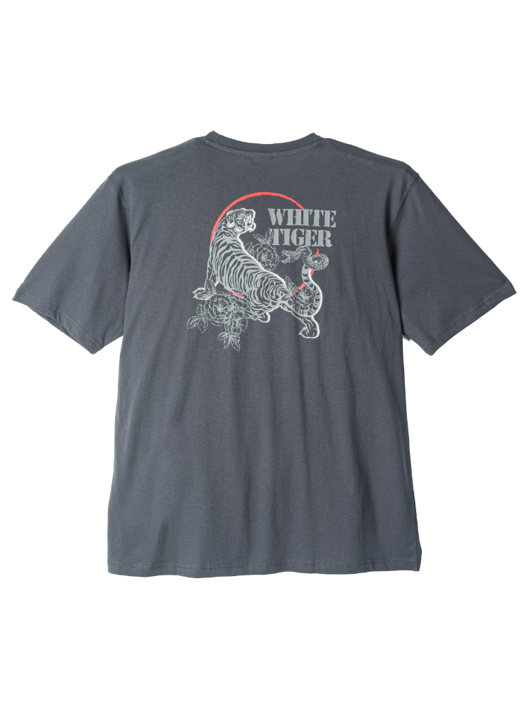 半袖プリントＴシャツ（ホワイトタイガー）