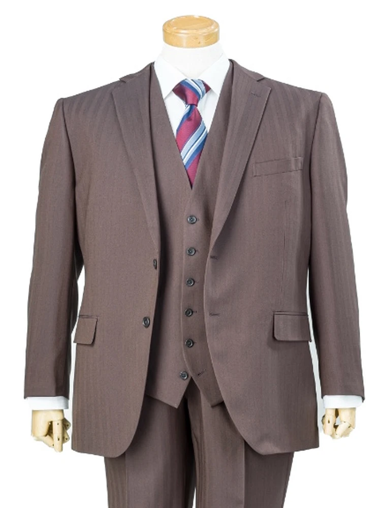 ソローラストレッチ織柄スリーピース【アジャスター】