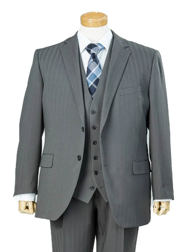 ソローラストレッチ織柄スリーピース【アジャスター】