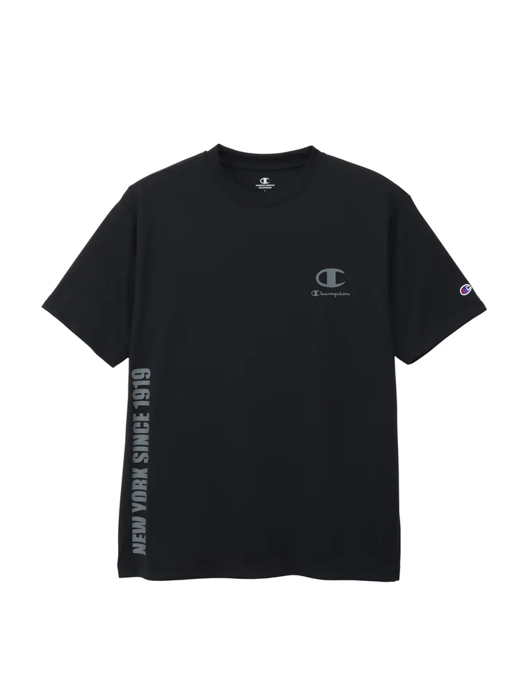 【Champion(チャンピオン)】機能縦ロゴTシャツA