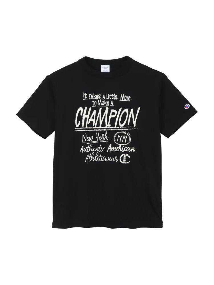 【Champion(チャンピオン)】テガキフォントTシャツ