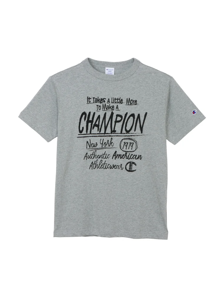 【Champion(チャンピオン)】テガキフォントTシャツ