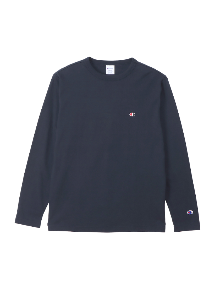 【Champion(チャンピオン)】ワンポイントロングTシャツ
