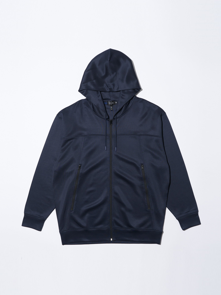 【EL.FO】テックフリースZIPパーカー大きいサイズ