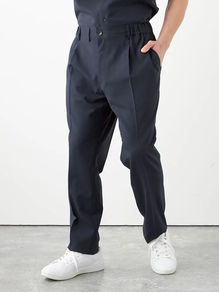 【アーバンワークス】吸水速乾ストレッチ1タックパンツ