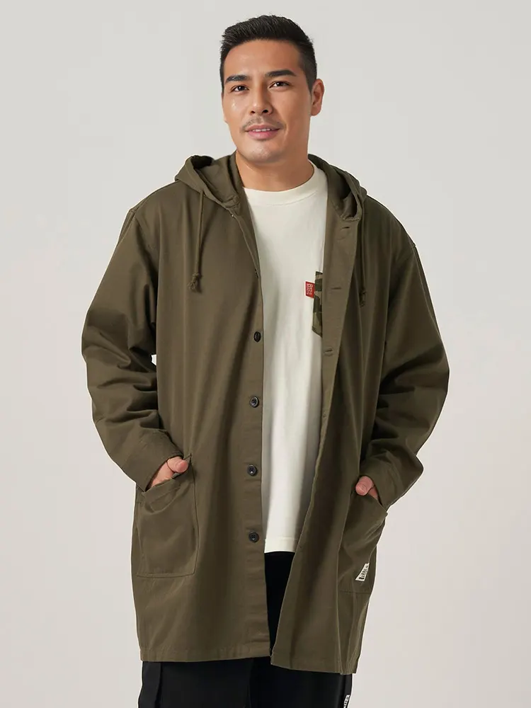 【REDBERETS(レッドベレー)】ツイルモッズコートライクシャツ大きいサイズ
