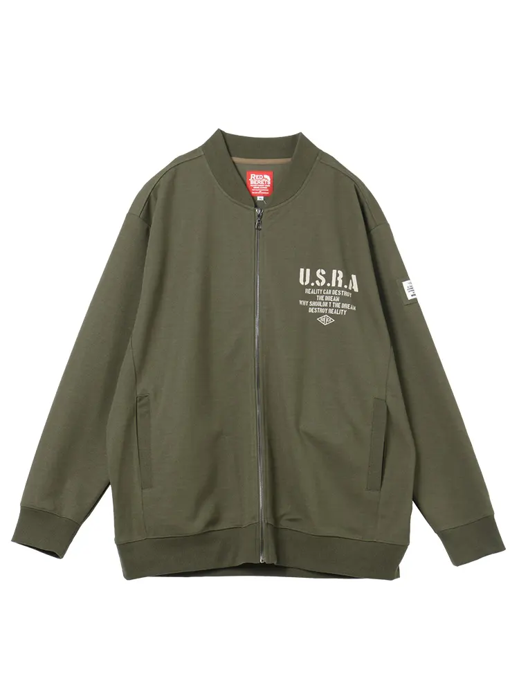【REDBERETS(レッドベレー)】ダンボールニットMA-1カットブルゾン