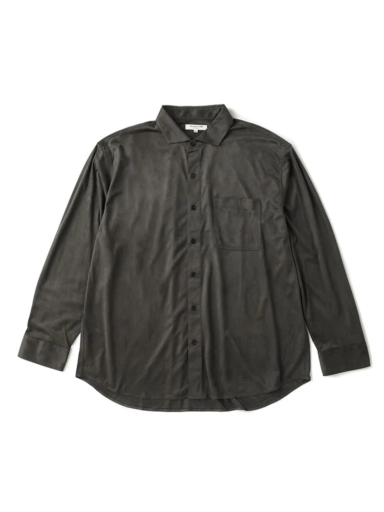 【TSC】合皮ストレッチシャツ