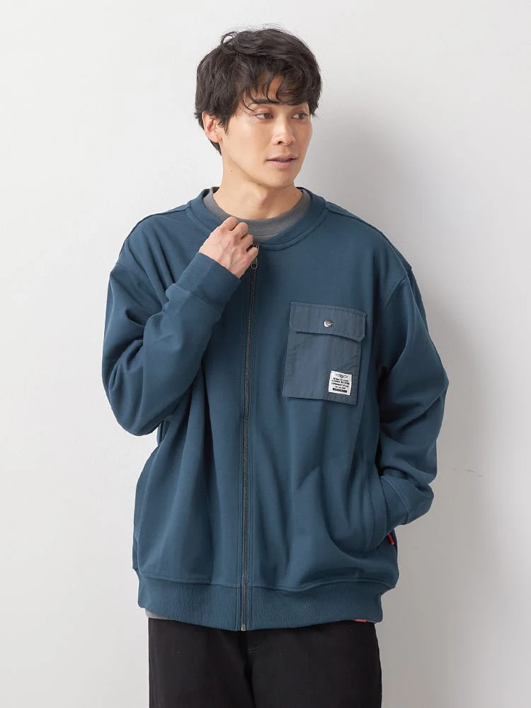 【REDBERETS(レッドベレー)】WフェイスミリタリーZIPトップ