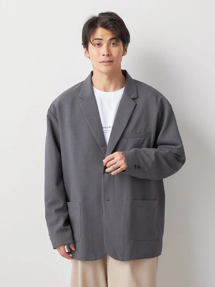 【TSC】テックリネンライトストレッチイージージャケット