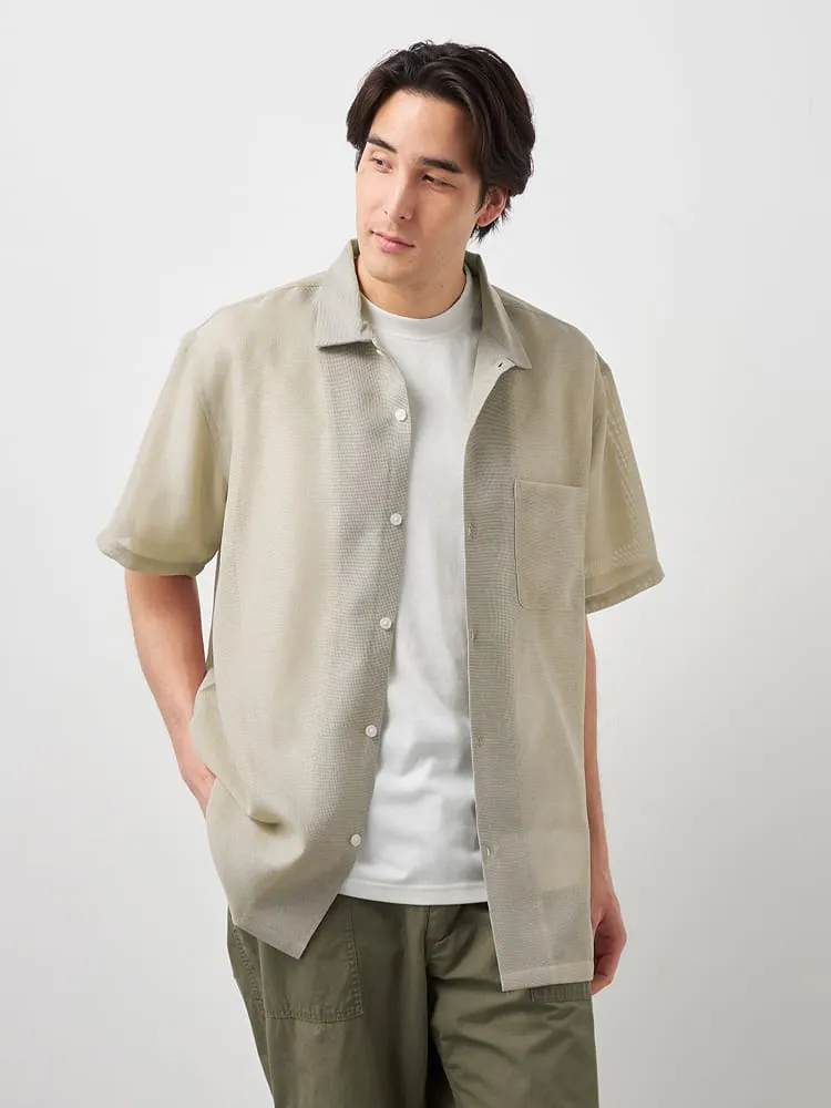 【TSC】メッシュアンサンブルモードシャツ