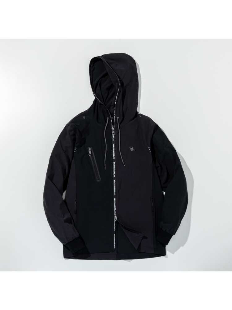 【1PIU1UGUALE3RELAX】RUNNINGBICOLORHOODIE