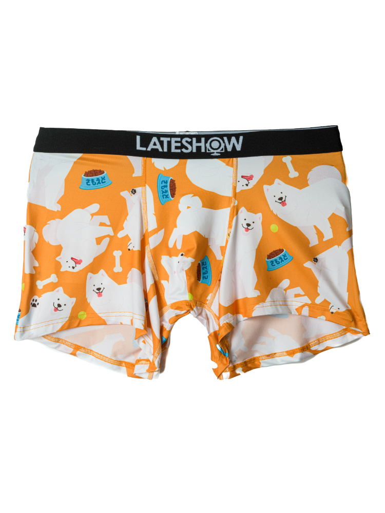 LATESHOWボクサーパンツサモエド