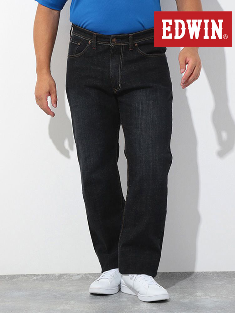 【EDWIN(エドウィン)】INB404FLEXUSEDブラックAカジュアルパンツメンズ