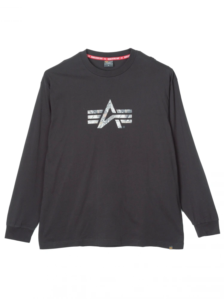 【ALPHA(アルファ)】L/SA-MARKPRINTREALTHREE