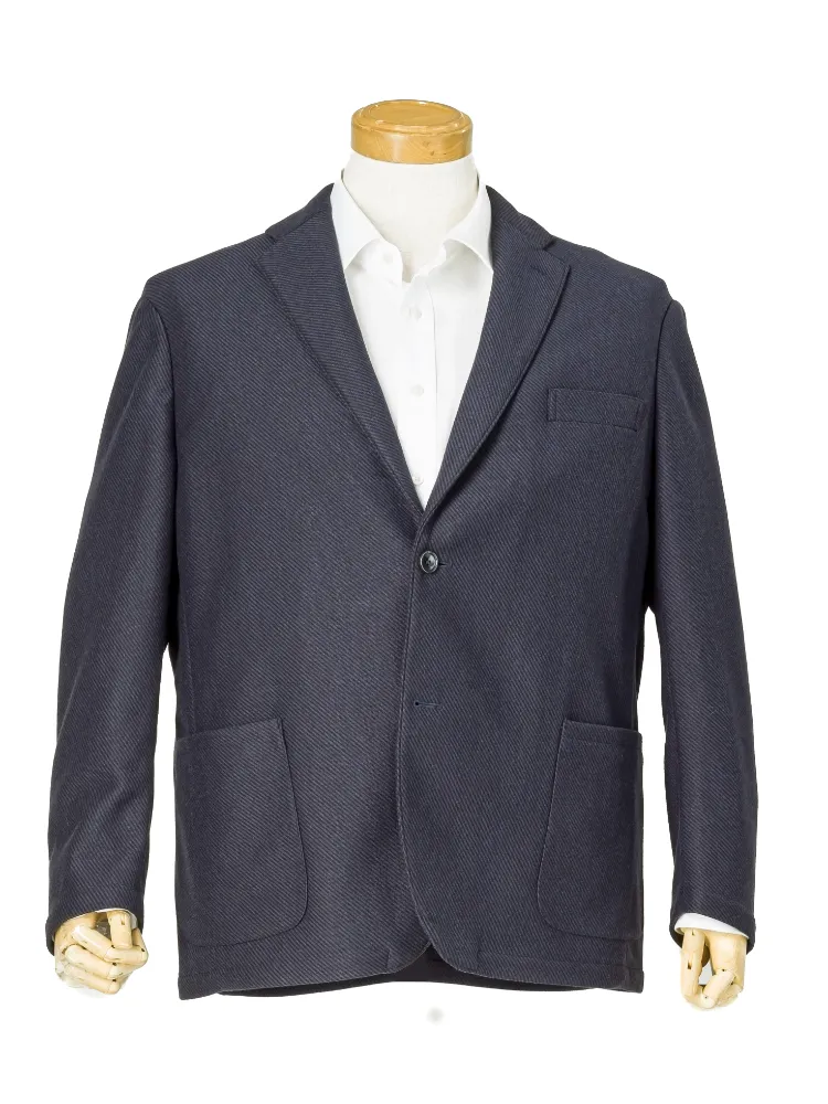 【EDWIN】デニスラROOMYTAILOREDJACKETLOW-GAUGEKNIT