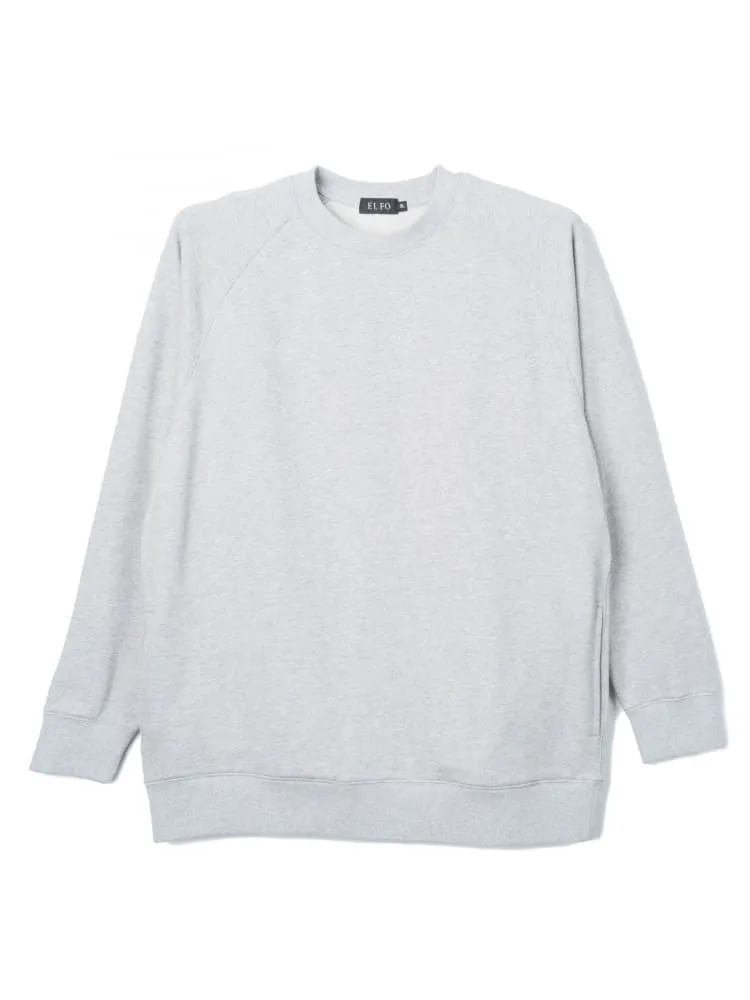 【EL.FO】無地クルーネックトレーナー