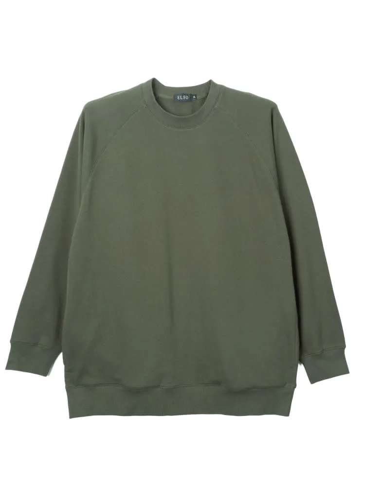 【EL.FO】無地クルーネックトレーナー