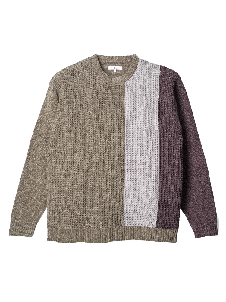 モール切替クルーセーター