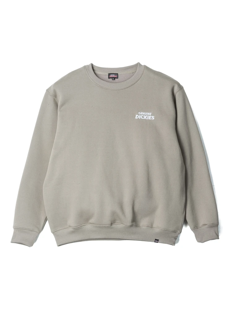 【GENUINEDICKIES】裏起毛バック刺繍＆プリントトレーナー