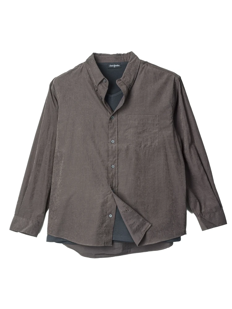 【ルイシャブロン】Ｔ／Ｎピーチシャツアンサンブル