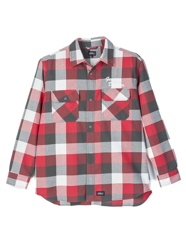 【GENUINEDICKIES】チェックワークシャツ