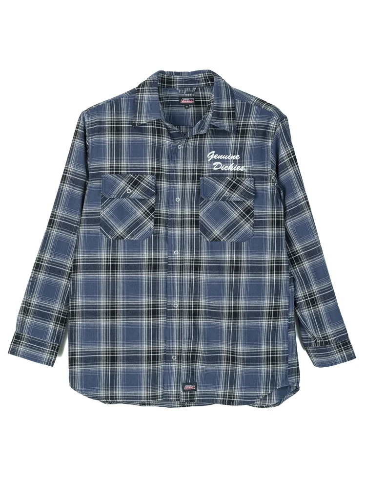【GENUINEDICKIES】チェックワークシャツ