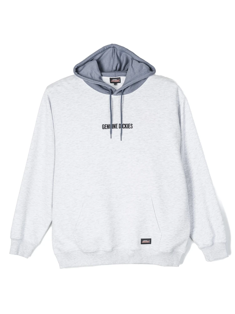 【GENUINEDICKIES】裏毛バック刺繍プリントプルパーカー