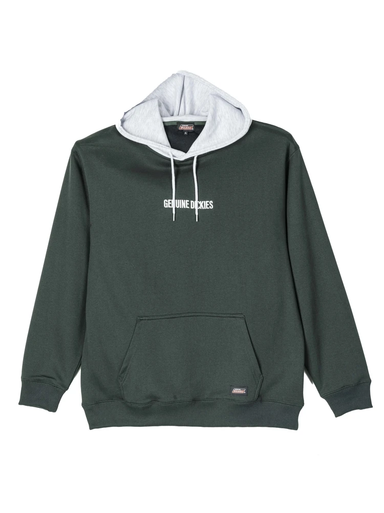 【GENUINEDICKIES】裏毛バック刺繍プリントプルパーカー